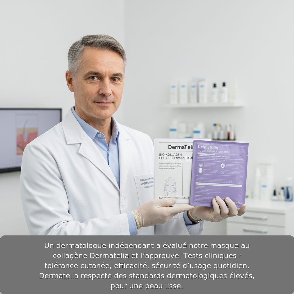 DermaTelia™ – Masque Bio-Collagène Profond (Lot de 16)
